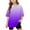 Purple, variant on Shirts for Teens Girls Baggy Round Neck Blouse for Girls Short Sleeve Shirts Gradient Blouses Girls Blouses Size 14-16 New Arrivals