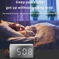 thumbnail image 3 of LED Clock Alarm Large Screen Mini Mute Temperature LED Time Display Electronic Clear Display Alarm Clock for Home, 3 of 8