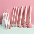 thumbnail image 3 of Cosmetic Eyebrow Eyeshadow Powder Brush Lip Makeup Brushes 9Pcs, Nail Nail, 3 of 9