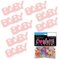 thumbnail image 3 of Confetti Word BABY Pink Pastel - Pouch (1/2 oz) - CCP7833, 3 of 8