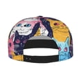 thumbnail image 2 of Hirioo Colorful Cats Pattern Art for Baseball Cap Men Cap Flat Brim for Men Women Teens Adjustable Baseball Cap, 2 of 7