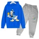 thumbnail image 3 of Nueva sudadera con capucha y pantalones con estampado de Mickey Mouse de Disney para niños de primavera, conjunto de ropa de alta calidad para niñas pequeñas, 3 of 5