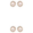 thumbnail image 4 of Jumpingount 1 par de pendientes de cristal de perla para mujer, boda, vacaciones, celebración, fecha, tienda, pendientes brillantes, joyería Oro 2Conjunto, 4 of 6