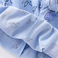 thumbnail image 5 of Gyexs Girls Blue Tank Top Set Size 2T-3T Cute Cartoon Printed Sleeveless Tops Shorts 2 Piece Summer Outfits(Flower, X14-Light Blue, 2-3 Years), 5 of 6