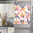 thumbnail image 3 of Yayeee Magnetic Dishwasher Cover for The Front Decoration Home Kitchen Machine Sticker Protector, Purple Retro Flower, 3 of 6