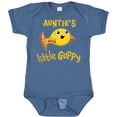 thumbnail image 3 of Inktastic Auntie's Little Guppy Cute Yellow Fish Boys or Girls Baby Bodysuit, 3 of 5