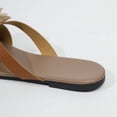 thumbnail image 5 of SBYOJLPB Women's Fashionable Casual Flip-Flops Indoor and Outdoor Round-Headed Low-Heeled Comfortable Flower Beach Sandals, 5 of 9