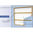 thumbnail image 2 of Glasfloss GDS Series 20 x 24 x 1 Double Strut Disposable Fiberglass Panel Air Filters. Case of 12. Actual Size: 19-5/8 x 23-5/8 x 3/4, 2 of 4