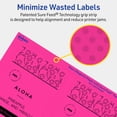 thumbnail image 5 of Avery Printable Rectangle Labels, Neon Magenta, 5" x 3.5", 320ct, 5 of 11
