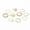 Gold, variant on Guodhu 10PCS Stainless Steel Golden Leaves Leaf Laurel Rings for Women Adjustable Open Branch Rings pearl Rings Women Jewelry