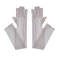 thumbnail image 1 of Qarigey Guantes de boda transparentes encantadores para novia, guantes de vestir ligeros y transpirables, guantes transparentes, Etc. guantes y mitones Gris claro 55cm, 1 of 6