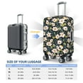 thumbnail image 5 of Goofa Flowers Pattern Luggage Covers For Suitcase,Suitcase Cover Protector Fit 18-32 Inch Luggage-Small, 5 of 9