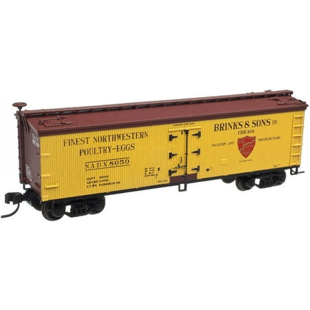 Atlas 50001747 N 40' Wood Reefer, Brinks & Sons #8052