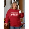 thumbnail image 2 of The Element Of Christmas Women Sweatshirt, Female 4X-Large, 2 of 4