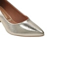 thumbnail image 4 of Zapatilla cerrada charol Vizzano 1220315 tacón bloque dorado 25.5, 4 of 4