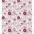 thumbnail image 3 of Ambesonne Floral Duvet Cover Set, Vibrant Baroque, King, Maroon Rose, 3 of 3