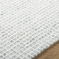 thumbnail image 5 of Hauteloom Anahid Wool Hallway, Kitchen Runner Rug - Contemporary - Light Silver, Off White, Slate Blue - 3' x 10', 5 of 6