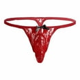 thumbnail image 1 of Intimates Men's G-String T-Back Shorts Men Underwear Men Stylish Lace Pattern XXXXL, 1 of 7