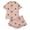 AA-#Coffee176, variant on WOYY Girls Halloween Pajamas Cute Ghost Print Button Down Shirt Shorts Sleepwear, Sizes 3-14