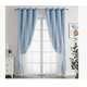thumbnail image 2 of Cortina Blackout Opaca color azul claro, 2 of 3