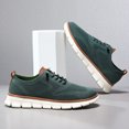thumbnail image 5 of Men's Casual Walking Sneakers - Breathable Knit Upper Shoes with Quick-Lace Elastic System, 5 of 7