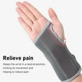thumbnail image 4 of Wrist Support Brace Night Sleep Hand Support Brace with Splints and Adjustable Knob Right Hands Grey, 4 of 5