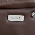 thumbnail image 7 of MAYEERTY Zero Gravity Recliner Chair with Air Massage, Heating, Phone Holder and Lift Assist, Faux Leather Brown, 7 of 7