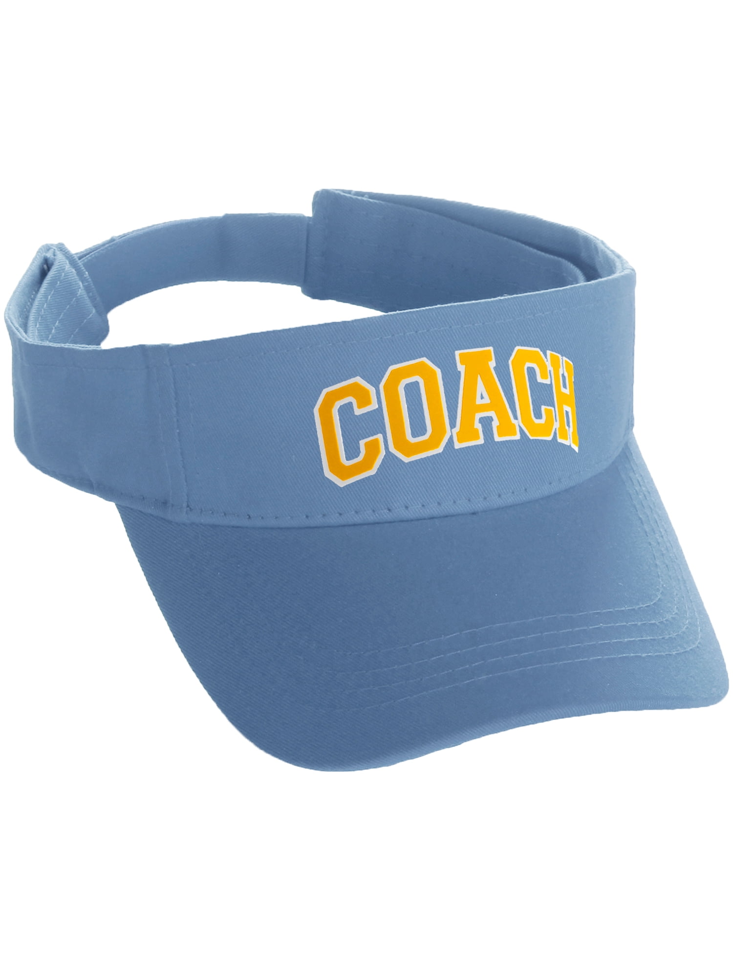 Classic Sport Team Coach Arched Letters Sun Visor Hat Cap Adjustable