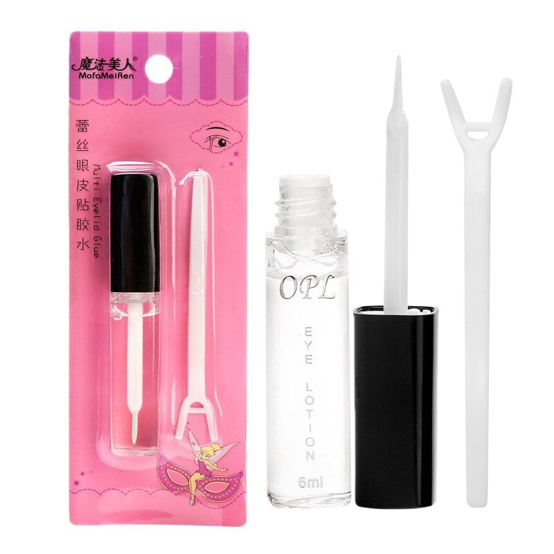 Double Eyelid Glue False Eye-lashes Glue Invisible Hypoallergenic Anti-Sweat Transparent Beauty Tool