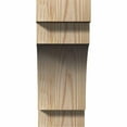 thumbnail image 2 of 4"W x 10"D x 10"H Mediterranean Rough Sawn Corbel, Douglas Fir, 2 of 9