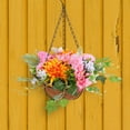 thumbnail image 2 of Marryso Wreath for Front Door Spring Flowers Flower Baskets Simulated Flowers Outdoor Wedding Decoration Photography Photography Flower Wreaths, 2 of 9