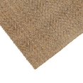 thumbnail image 3 of Lenn 8 x 10 Handspun Area Rug, Herringbone Woven Pattern, Brown, Gray Jute, 3 of 5