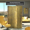 thumbnail image 2 of Oriental Furniture 6 ft. Tall Olive Prairie Canvas Room Divider - 3 Panel, 2 of 7
