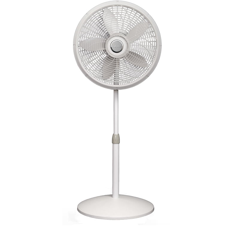 Lasko Pedestal Fan, 3-Speed, 54.5" Oscillating, White photo 7