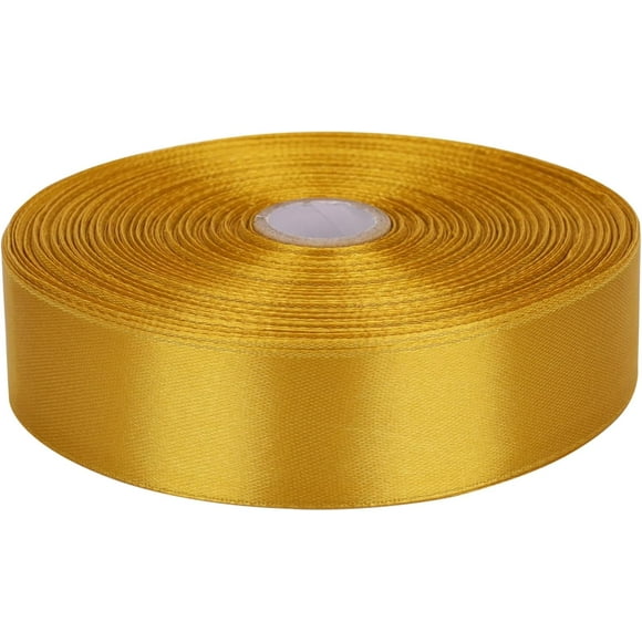1 inch Satin Ribbon 50 Yards Solid Fabric Ribbons Roll for Wedding Invitations, Bridal Bouquets, Sewing, Party Decorations, Gift Wrapping and More