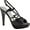Black, variant on touch ups women's lonnie leather platform sandal,black satin,9.5 m us