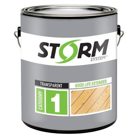 - Storm System 1915164 Transparent Clear Wood Life Extender, 1 gal - Case of 4