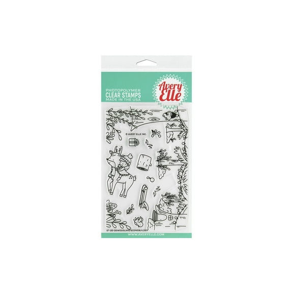 Avery Elle Clear Stamp Woodland Scene Builder
