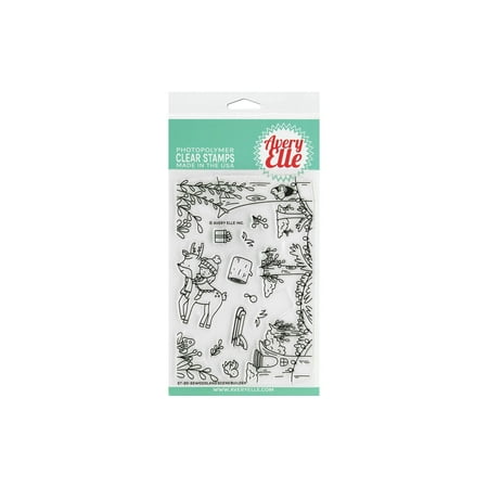 UPC: 0811568029040 | Avery Elle Clear Stamp Woodland Scene Builder