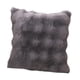 thumbnail image 4 of Funda de cojín de felpa, funda de almohada multiusos, cómoda, suministros para almohadas Gris oscuro, 4 of 9