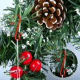 thumbnail image 2 of 100 Piezas Ganchos para Adornos Navideños, Ganchos para Adornos Navideños Percha en Forma de S para Decoración de Árboles de Navidad Rojo, 2 of 5