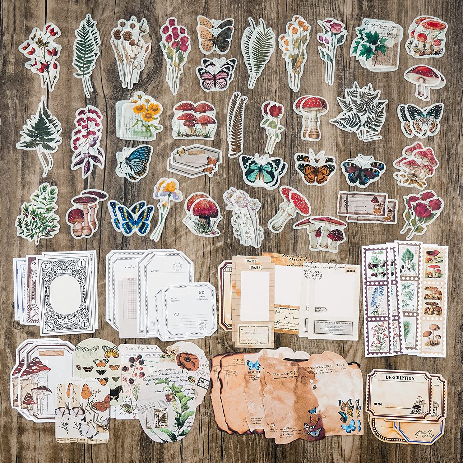 LGEGE Carta Scrapbook Vintage 40 Fogli 14,8x21 Cm - Kit Forniture Per Decoupage, Journal, Collage Con Stampe Artistiche - Ideale Per Album E Biglietti