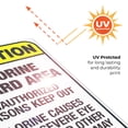 thumbnail image 6 of New Jersey Caution Sign, Complies With State Of New Jersey Pool Safety Code, 24x36 Corrugated Plastic, 6 of 7