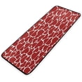 thumbnail image 7 of GZHJMY Valentine's Day Kitchen Rugs and Mats,Cute Love Heart Non Slip Washable Cushioned Carpets Polyester AntiFatigue Comfort Porch Floor Mat Doormate, 39"x 20", 7 of 7