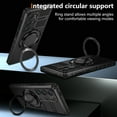 thumbnail image 3 of For Samsung Galaxy S22 Ultra Case, S22 Ultra Case with Invisible Stand, Military Grade Protective Cases with Ring[Adjustable & Foldable] ,Magnetic for Samsung Galaxy S22 Ultra case,Shockproof,Black, 3 of 11