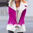 thumbnail image 2 of 50% Off Clear!Fashion Oversize Winter Coats for Women, Women Plus Size Winter Warm Composite Plush Button Lapels Jacket Outwear Coat Deals Gift for Women, 2 of 5
