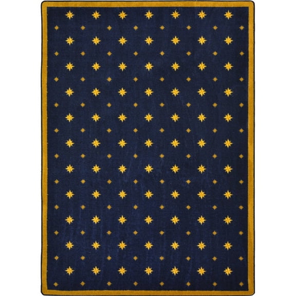 Any Day Matinee - Theater Area Rugs Walk of Fame, 5'4" x 7'8", Navy