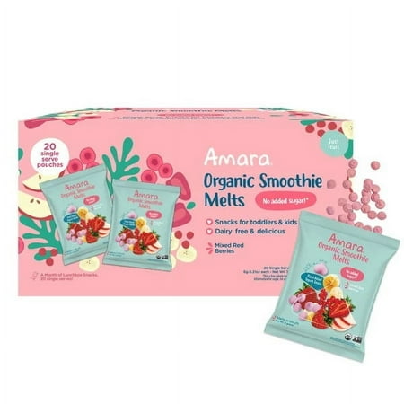 Amara Organic Smoothie Melts  0.2 Ounce Bags  (20 Count)