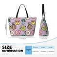 thumbnail image 4 of Gaeub Cute Donuts Print Beach Bag,Large Tote Bag,Waterproof Sandproof Women Tote Bag,Pool Bag with Zipper for Gym Grocery Travel, 4 of 7