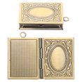 thumbnail image 5 of 2 piezas PCOLA VINTAGE CLOQUETES COLETO PHOTO PENDENTS LIBRO LIBRO COLEQUITOS PARA COLETO, 5 of 5